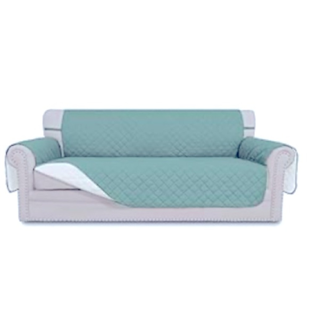 Easy-Going 4-Seater Quilted Reversible Water-Resistant Couch Sofa Cover
